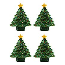 "As Is" Mr. Christmas 5 Piece Ceramic Nostalgic Tree Entertaining Set
