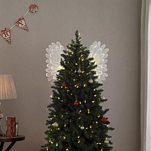"As Is" Mr. Christmas Fiber Optic Angel Wing Tree Topper