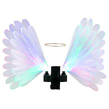 "As Is" Mr. Christmas Fiber Optic Angel Wing Tree Topper
