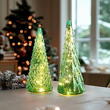 "As Is" Mr. Christmas Glass Tree Twinkle Effect 6-Hour Timer