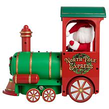 "As Is" Mr. Christmas Lit Musical Santa Train Circler