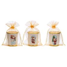 "As Is" Mr. Christmas Nostalgic Hurricanes 3-Piece Set