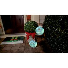 "As Is" Mr. Christmas Set of 2 12" LED Blow Mold Ornaments