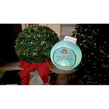 "As Is" Mr. Christmas Set of 2 12" LED Blow Mold Ornaments