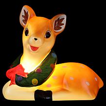 "As Is" Mr. Christmas Set of 2 LED Shatterproof 10" Deer