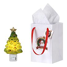 "As Is" Mr. Christmas Set of 2 Nightlights