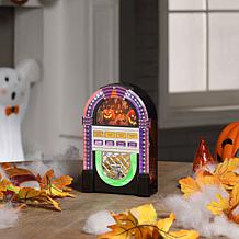 "As Is" Mr. Halloween 9" LED Illuminated Jukebox