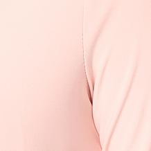 "As Is" Nina Leonard 2 PACK Elbow Sleeve Scoop Neck Tops