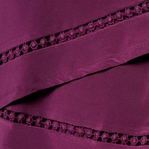 "As Is" Nina Leonard 3/4 Sleeve V Neck Tunic