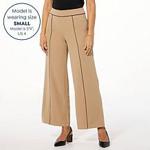 "As Is" Nina Leonard High Tech Crepe Trouser Pant