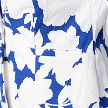 "As Is" Nina Leonard Long-Sleeve Single Button Suit Jacket 