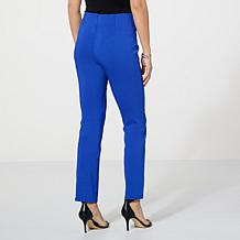 "As Is" Nina Leonard Millennium Tummy-Smoothing Ankle Pant