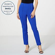 "As Is" Nina Leonard Millennium Tummy-Smoothing Ankle Pant