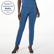"As Is" Nina Leonard Millennium Tummy-Smoothing Ankle Pant