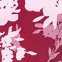 "As Is" Nina Leonard Pleated Neck Long-Sleeve Knit Top