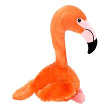 "As Is" Odyssey Toys Animatronic PlayWithMePlush Flamingo