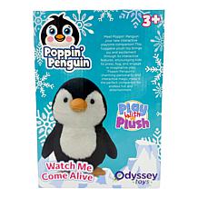 "As Is" Odyssey Toys PlayWithMePlush Poppin' Penguin