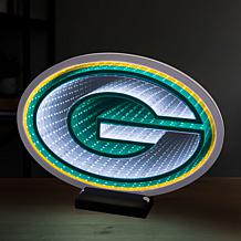 "As Is" Officially Licensed NFL LED Logo Infinity Light  - Packers