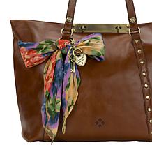 "As Is" Patricia Nash Bow with Heart Lock Hang Off