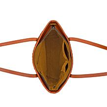 "As Is" Patricia Nash Emmie Leather Satchel Top Zip Tote Bag