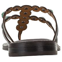 "As Is" Patricia Nash Fiorella Leather Thong Sandal