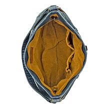 "As Is" Patricia Nash Hartley Hobo Blue Jean Bag 