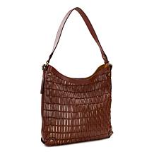 "As Is" Patricia Nash Lyana Leather Slouchy Shoulder Bag