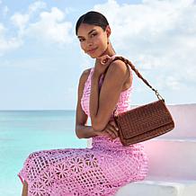 "As Is" Patricia Nash Madalina Woven Crossbody