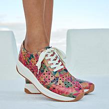 "As Is" Patricia Nash Milla Perforated Leather Sneaker