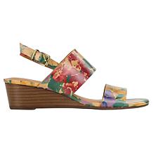 "As Is" Patricia Nash Mirella Leather Wedge Sandal