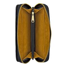 "As Is" Patricia Nash Oria Zip-Around Leather Wallet