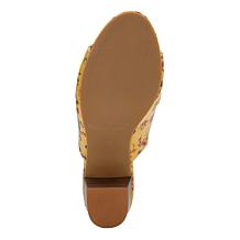 "As Is" Patricia Nash Poema Leather Heel Sandal