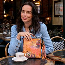 "As Is" Patricia Nash Renee Crossbody with Mini Scarf