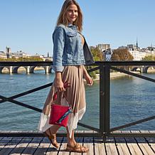 "As Is" Patricia Nash Renee Crossbody with Mini Scarf