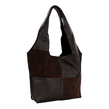 "As Is" Patricia Nash Toni Suede and Leather Small Tote
