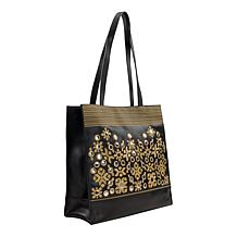 "As Is" Patricia Nash Toscano Greek Embroidery Tote