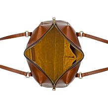 "As Is" Patricia Nash Valmorea Top Handle Leather Satchel