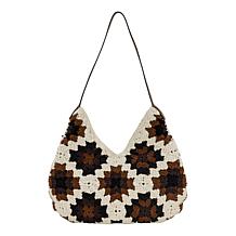 "As Is" Patricia Nash Veronique Cotton Hobo Shoulder Bag