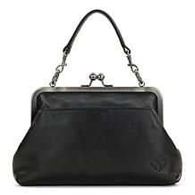 "As Is" Patricia Nash Vione Cavalino Haircalf Leather Frame Bag