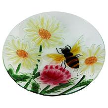 "As Is" Plow and Hearth Glass Bird Bath