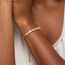 "As Is" Radiance by Absolute™ 6.55ctw Round and Oval Bolo Bracelet