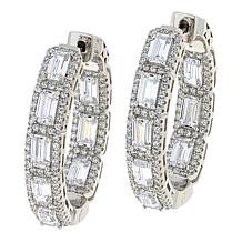 "As Is" Radiance by Absolute™ Inside-Outside Halo Hoop Earrings
