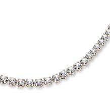 "As Is" Radiance by Absolute™ Round Tennis Necklace & Stud Earrings