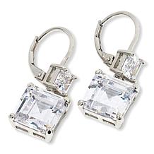 "As Is" Radiance by Absolute™ Simulated Diamond Double Drop Earrings