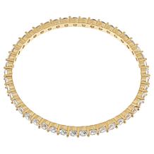 "As Is" Radiance by Absolute™ Sterling Silver Round Stone Bngle Braclt