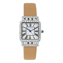 "As Is" Radiance by Absolute™ Women's 4.15ctw Square Face Strap Watch