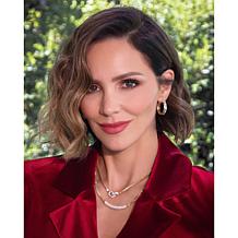 "As Is" Radiance by Absolute™ x Katharine McPhee 4.5ctw Hoop Earrings