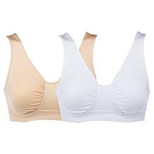 "As Is" Rhonda Shear 2-pack Ahh Seamless Underwire Bra