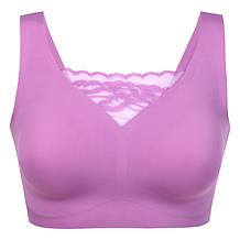 "As Is" Rhonda Shear 2-pack Body Bra with Lace Inset