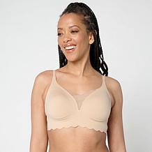 "As Is" Rhonda Shear 2-pack Gel Bra with Scalloped Edge Detail